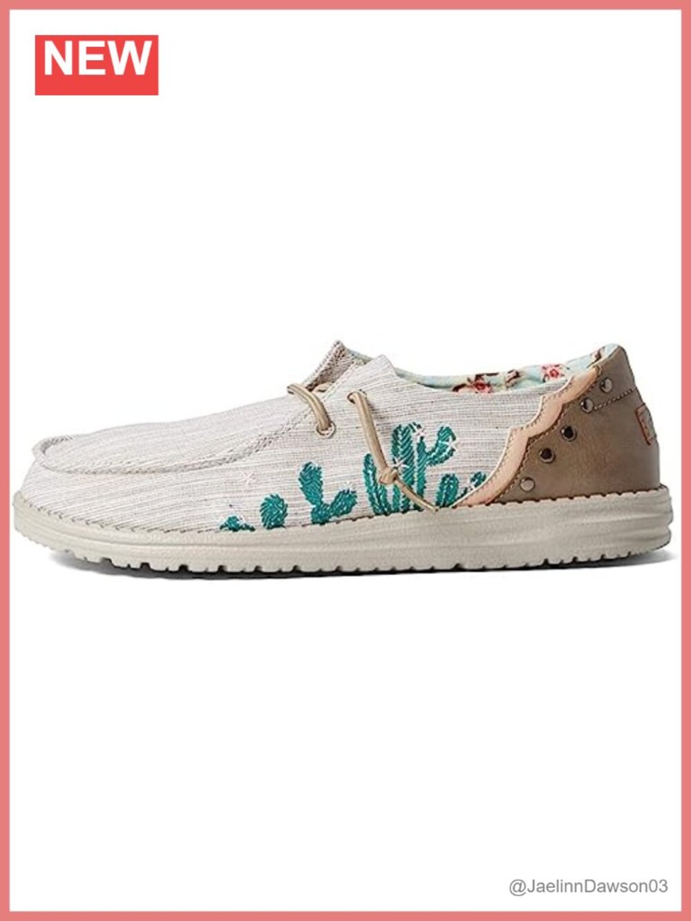 Women's Wendy Western Floral Loafer Slip-On Lightweight Comfortable Casual